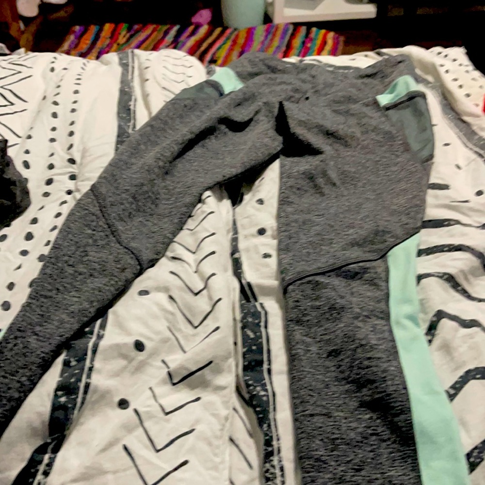 Teal and Grey leggings